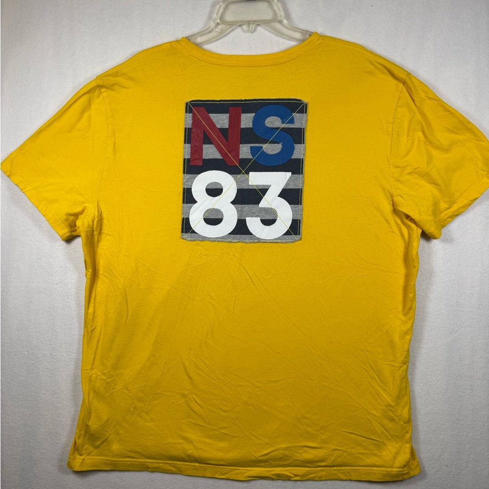 Nautica Yellow NS83 Graphic Short Sleeve Tee